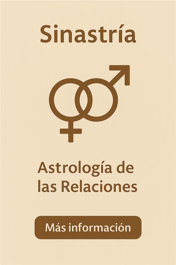 Sinastría astrológica para analizar vínculos de pareja
